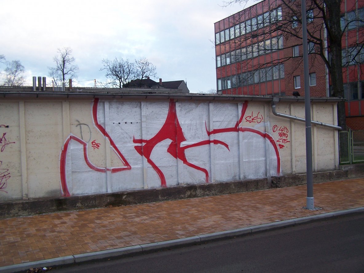 Graffiti Bombing in Gera - Photo by geracity - fis (2006)
