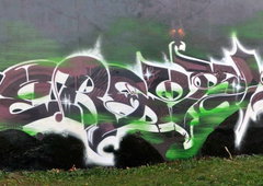 Graffiti Wall in Gera - Photo by geracity - Ser, Sork, S&S (2013)