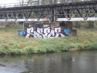 Graffiti Wall in Gera - Photo by geracity - S&S, SundS, Fcs (2013)