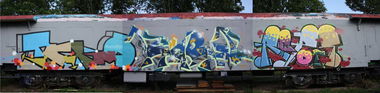 Graffiti Train in Jena - Photo by geracity - Tekno, Käry, report (2012)