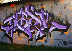 Graffiti Wall in Gera - Photo by geracity - Sork, S&S (2011)
