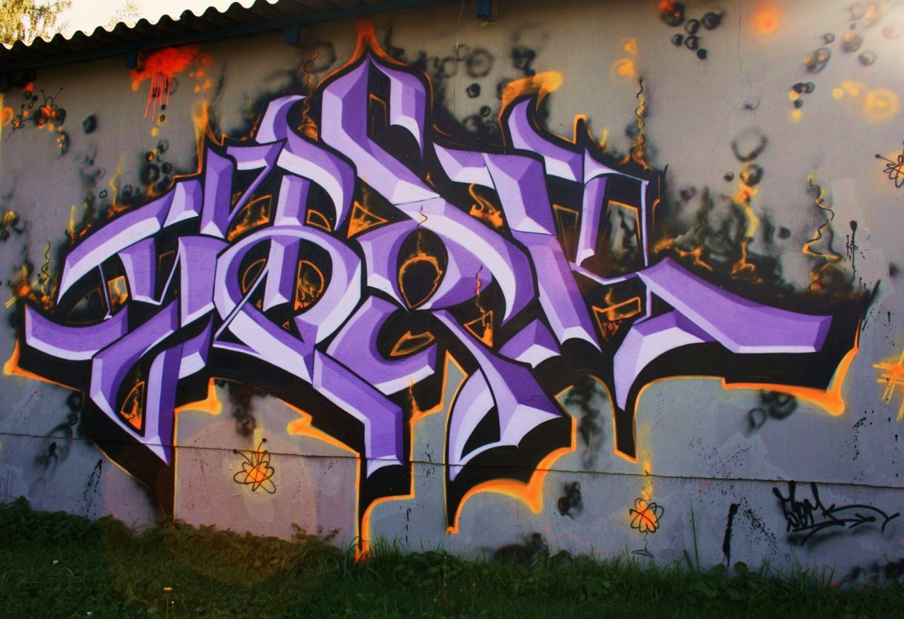 Graffiti Wall in Gera - Photo by geracity - Sork, S&S (2011)