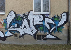 Graffiti Wall in Gera - Photo by geracity - Käry (2011)