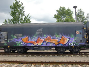 Graffiti Train in Gera - Photo by geracity - Pord (2010)