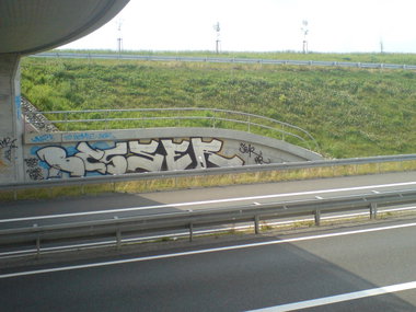 Graffiti Bombing in Gera - Photo by geracity - Bes, Ser (2008)