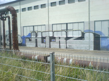 Graffiti Bombing in Gera - Photo by geracity - htrz