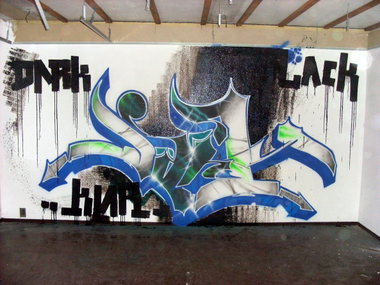 Graffiti Wall in Gera - Photo by geracity - dark (2011)