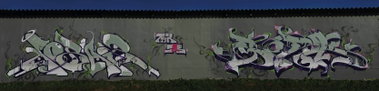 Graffiti Wall in Gera - Photo by geracity - Mobar, Sork, Tdr (2013)