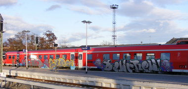 Graffiti Train in Gera - Photo by geracity - Leo, Daw