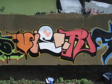 Graffiti Wall in Gera - Photo by geracity - Viser (2008)