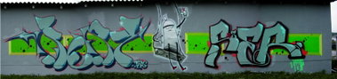 Graffiti Wall in Gera - Photo by geracity - kery, ser, org (2013)