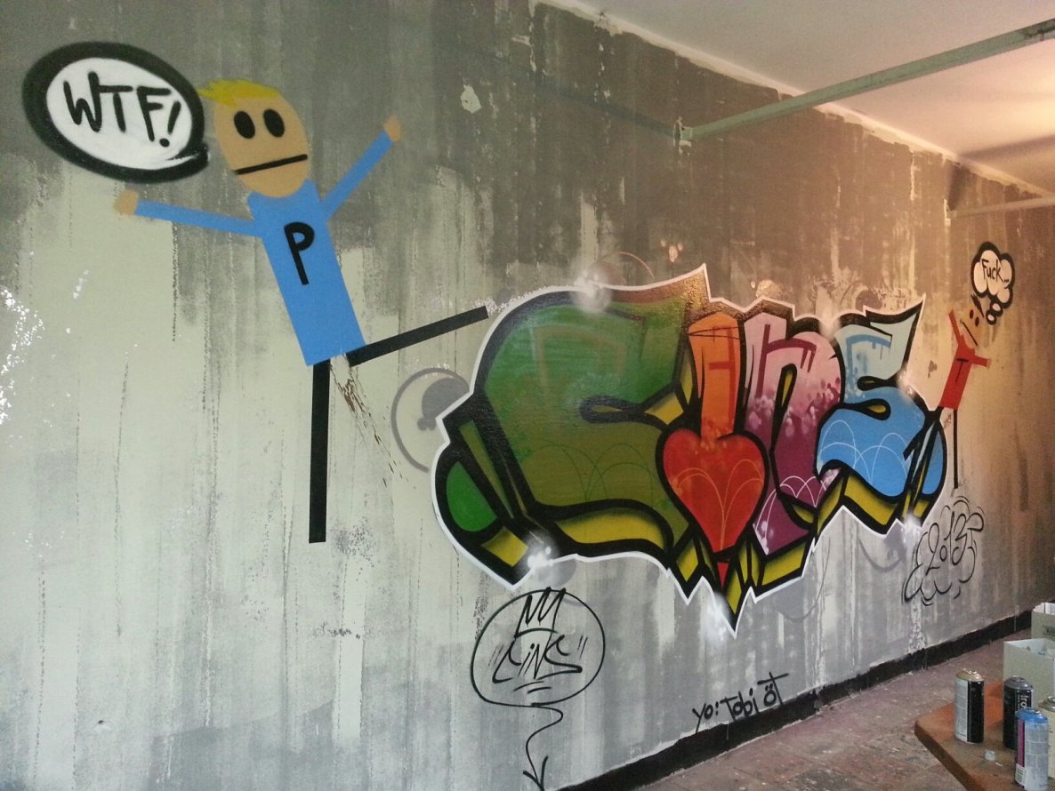 Graffiti Wall in Gera - Photo by geracity - Cins (2013)