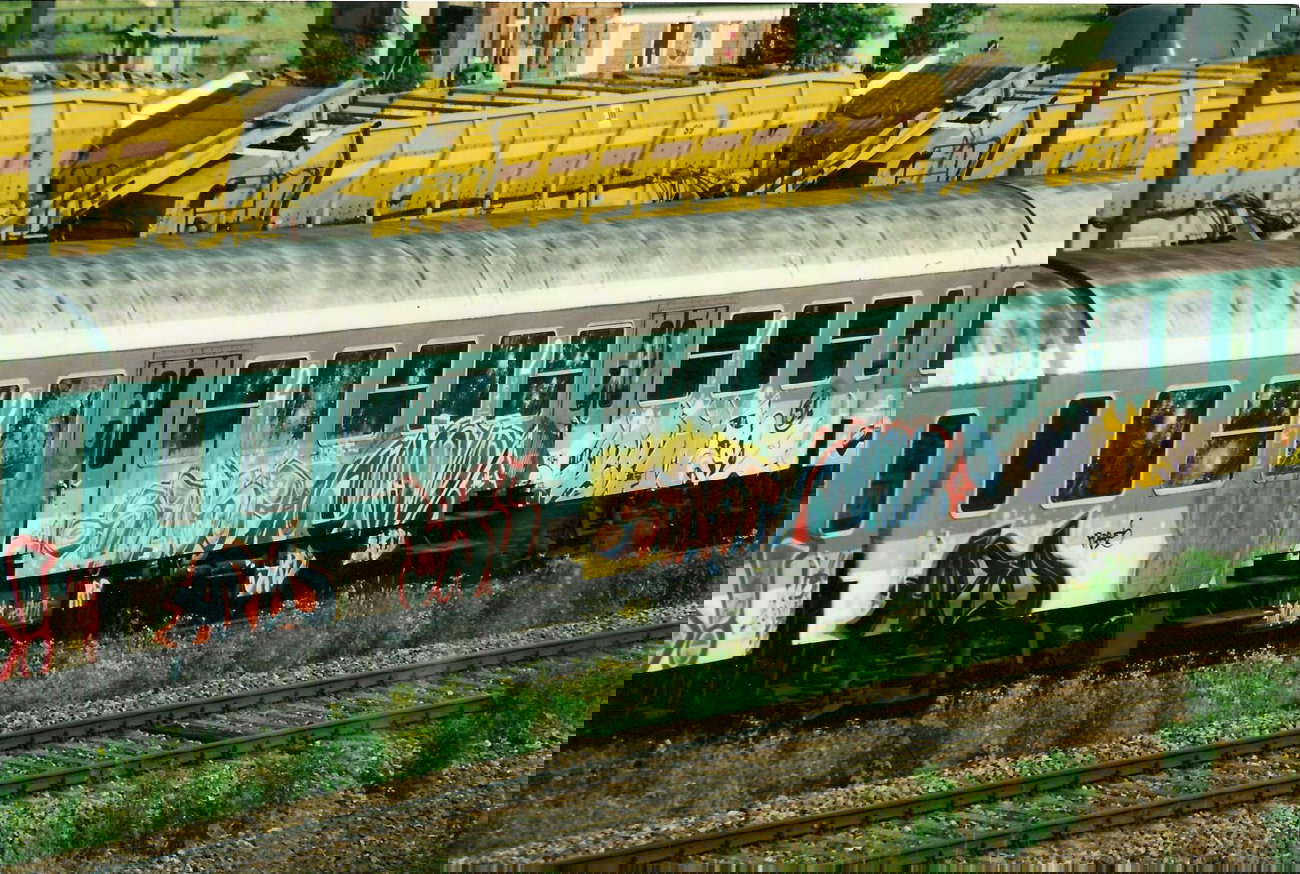 Graffiti Train in Gera - Photo by geracity