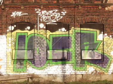 Graffiti Bombing in Gera - Photo by geracity - 10er