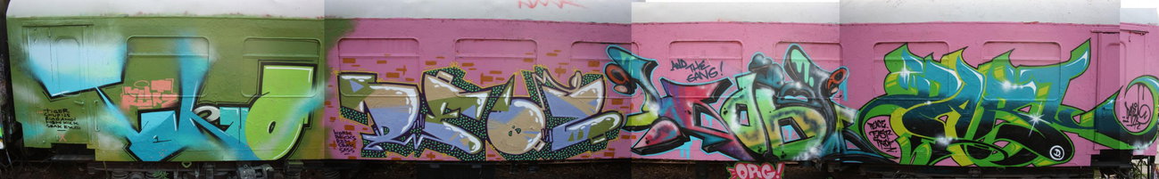Graffiti Wall in Jena - Photo by geracity - Tekno, Deoz, Kool
