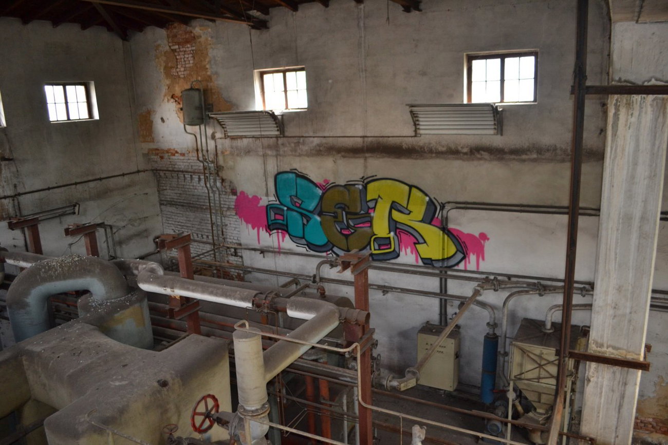 Graffiti Wall in Gera - Photo by geracity - Ser, S&S (2013)