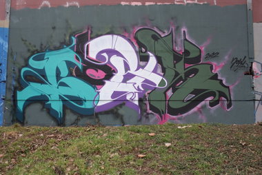 Graffiti Wall in Gera - Photo by geracity - Sork, S&S (2012)