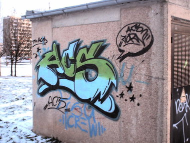 Graffiti Bombing in Gera - Photo by geracity - ACS