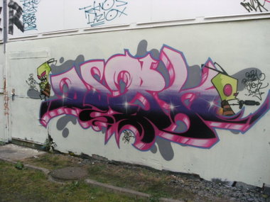Graffiti Wall in Gera - Photo by geracity - Dark