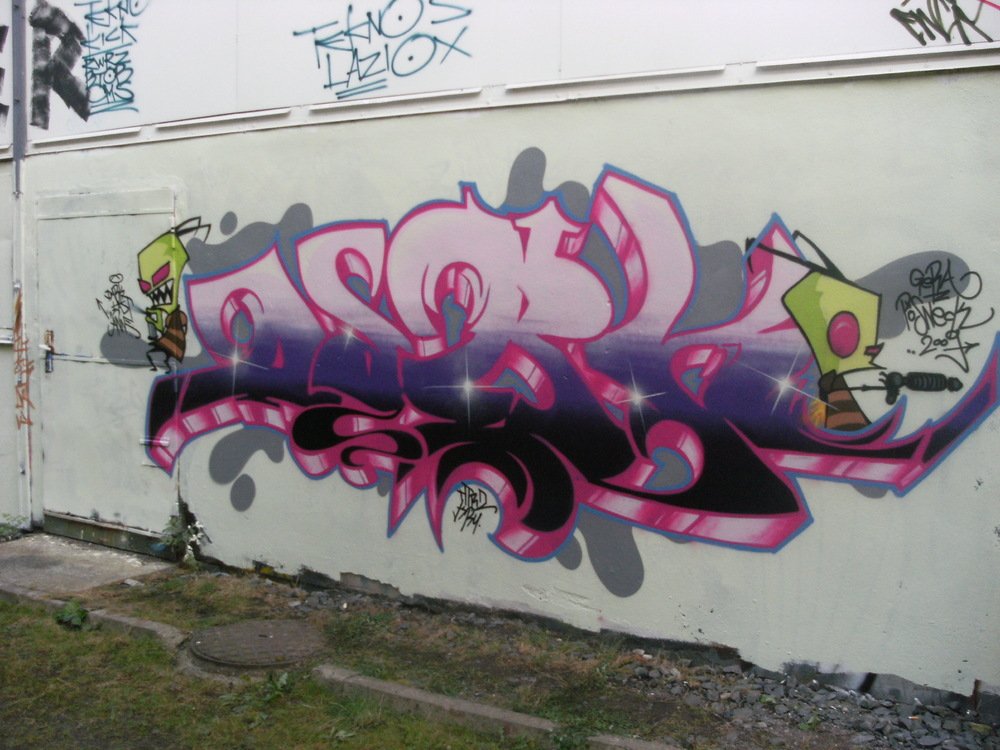 Graffiti Wall in Gera - Photo by geracity - Dark