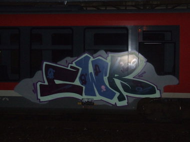 Graffiti Train in Gera - Photo by geracity - Cwr