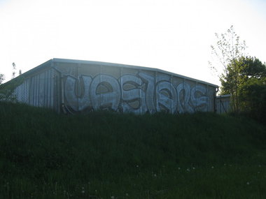 Graffiti Bombing in Gera - Photo by geracity - Uas, stars
