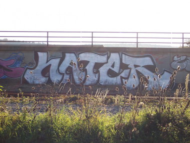 Graffiti Bombing in Gera - Photo by geracity - Hater