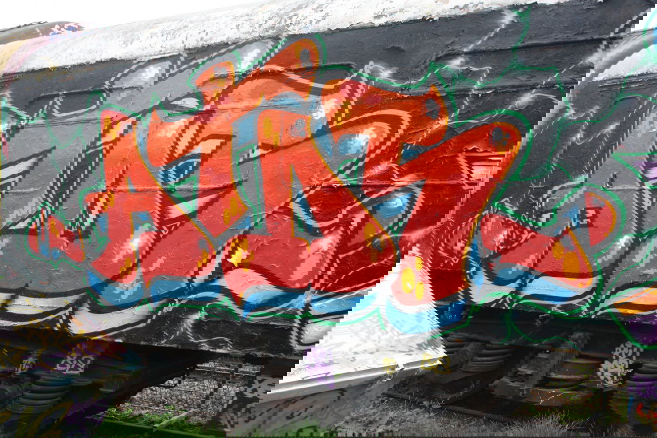 Graffiti Train in Jena - Photo by geracity - Atos (2013)