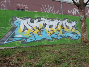Graffiti Wall in Gera - Photo by geracity - Deryk (2011)