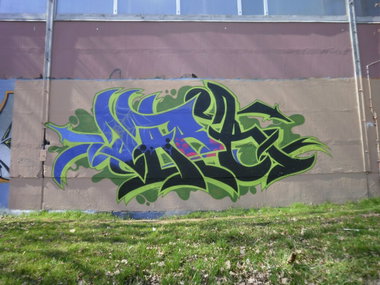 Graffiti Wall in Gera - Photo by geracity - Dark