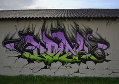 Graffiti Wall in Gera - Photo by geracity - Sork, S&S