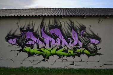 Graffiti Wall in Gera - Photo by geracity - Sork, S&S