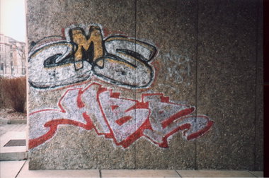 Graffiti Bombing in Gera - Photo by geracity - Cms, Hbp