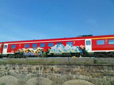 Graffiti Sketch in Gera - Photo by geracity - Twie, Resd