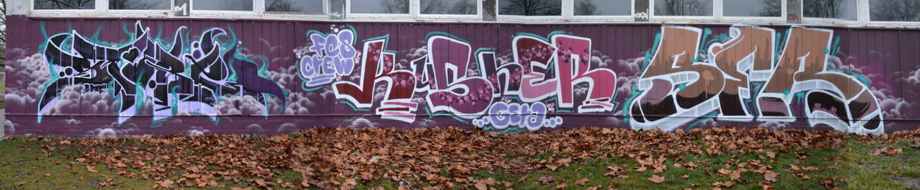 Graffiti Wall in Gera - Photo by geracity - Store, Kusher, Ser (2013)