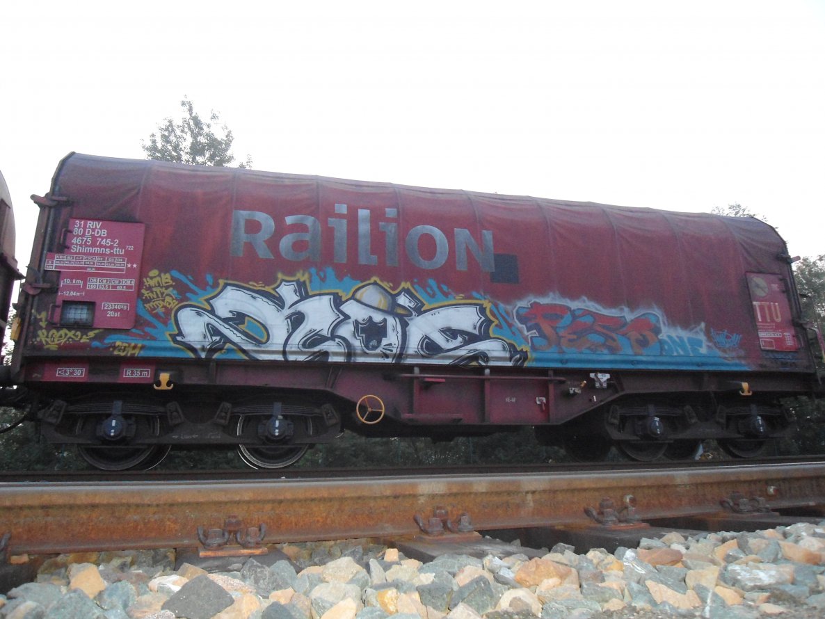 Graffiti Train in Gera - Photo by geracity - kot (2011)