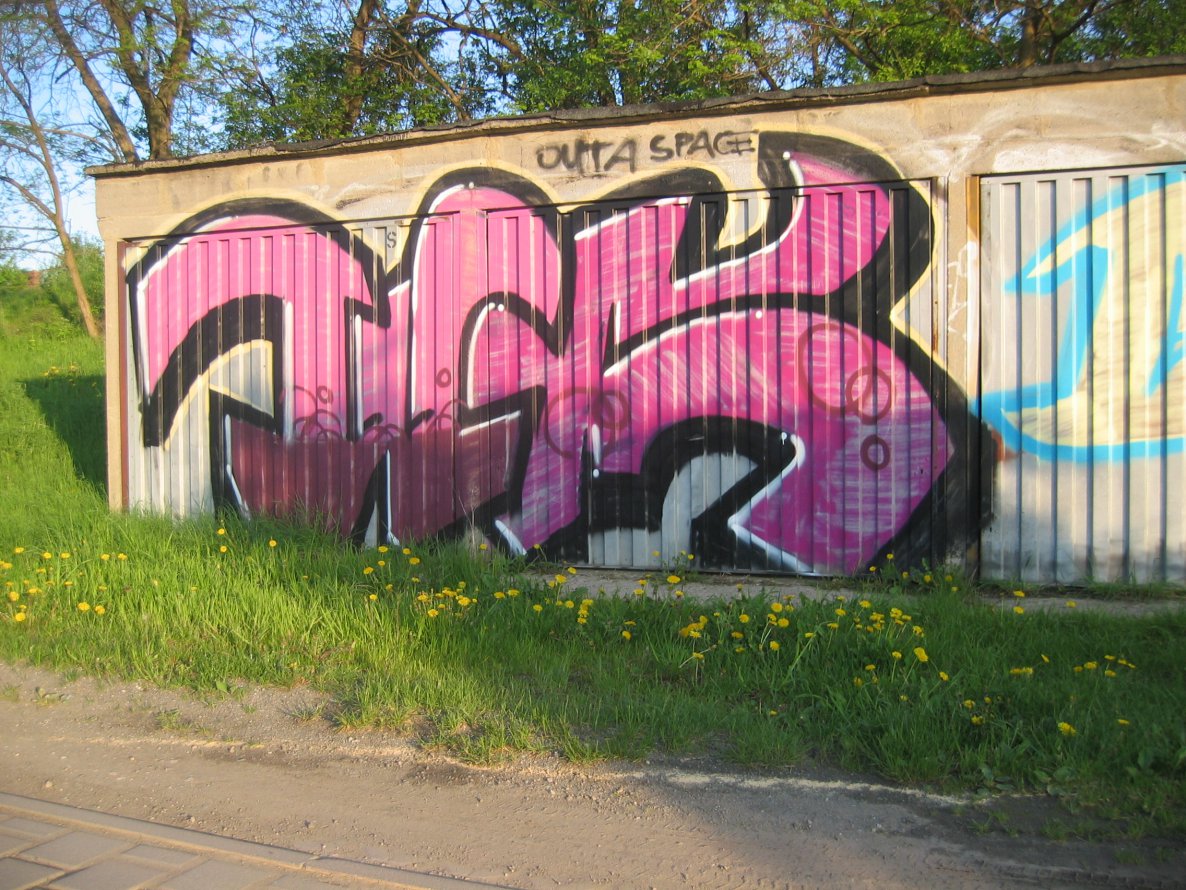 Graffiti Bombing in Gera - Photo by geracity - Wc (2007)