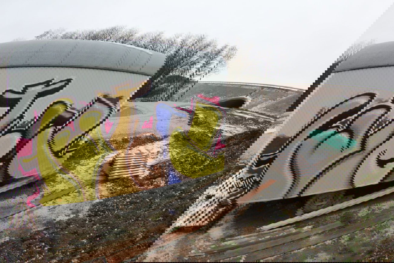 Graffiti Bombing in Gera - Photo by geracity (2011)