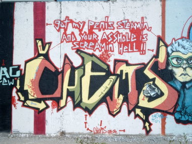 Graffiti Wall in Gera - Photo by geracity - chems (2004)