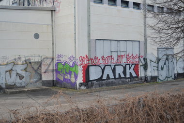 Graffiti Bombing in Gera - Photo by geracity - 3st, Dark (2014)