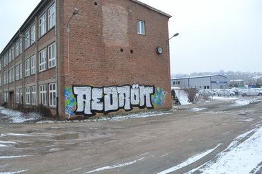 Graffiti Wall in Gera - Photo by geracity - Redröm, Rdm (2014)