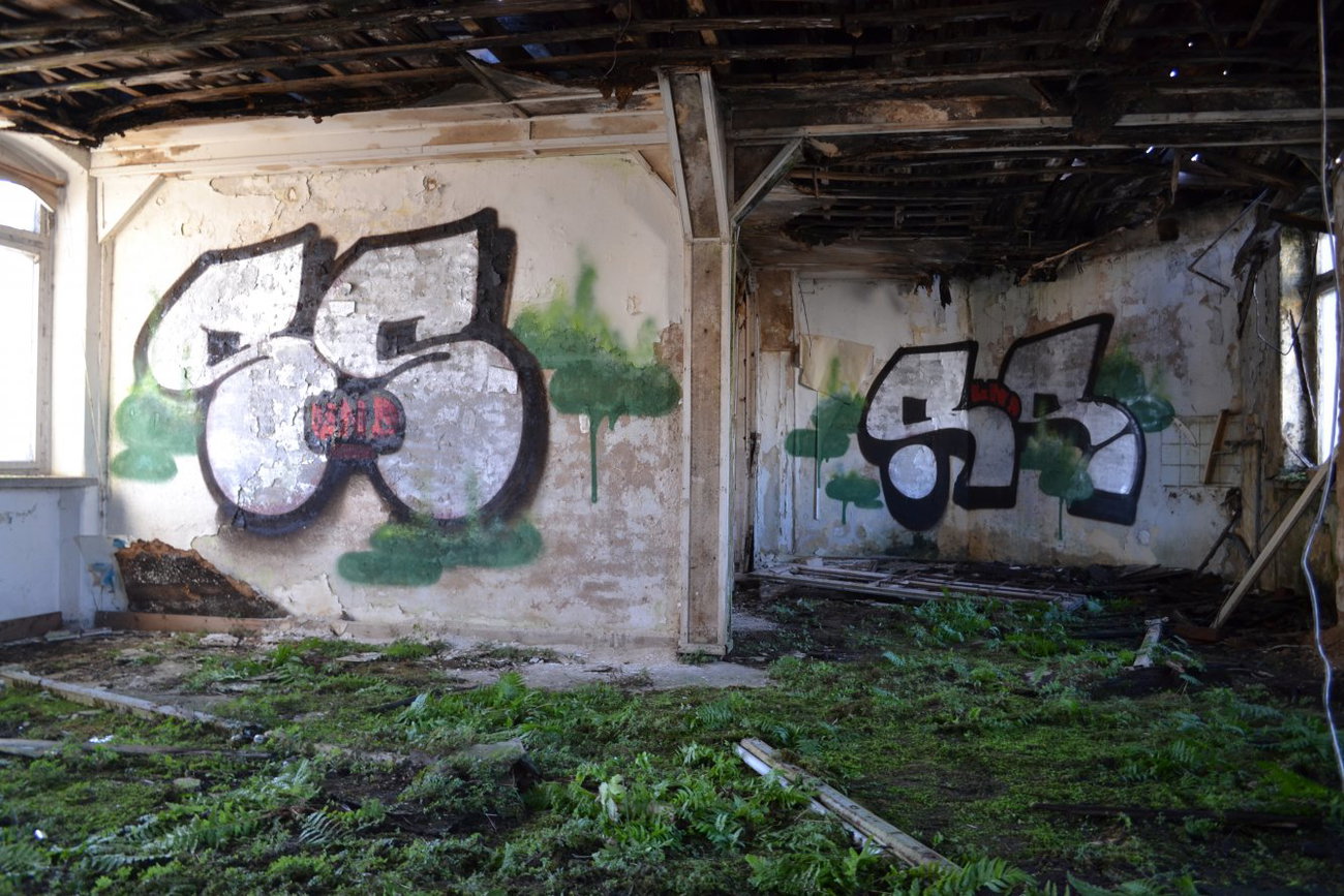 Graffiti Wall in Gera - Photo by geracity - s&s, sork, ser (2014)