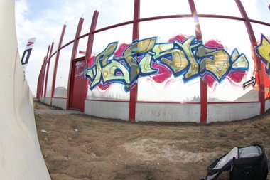 Graffiti Wall in Gera - Photo by geracity - Rapists (2011)