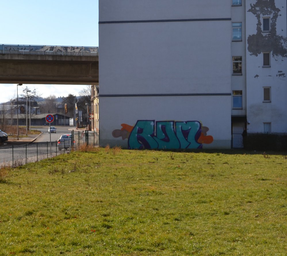 Graffiti Wall in Gera - Photo by geracity - Rdm, Redröm (2014)