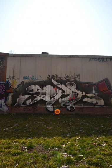 Graffiti Wall in Gera - Photo by geracity - Sork, S&S (2014)