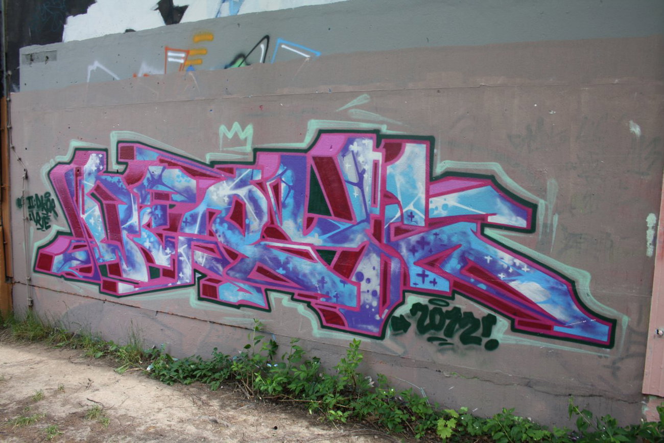 Graffiti Wall in Gera - Photo by geracity - Derik (2012)