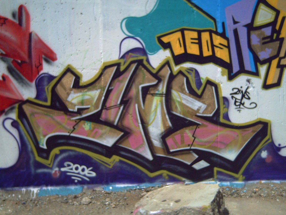 Graffiti Wall in Gera - Photo by geracity - Zins (2006)