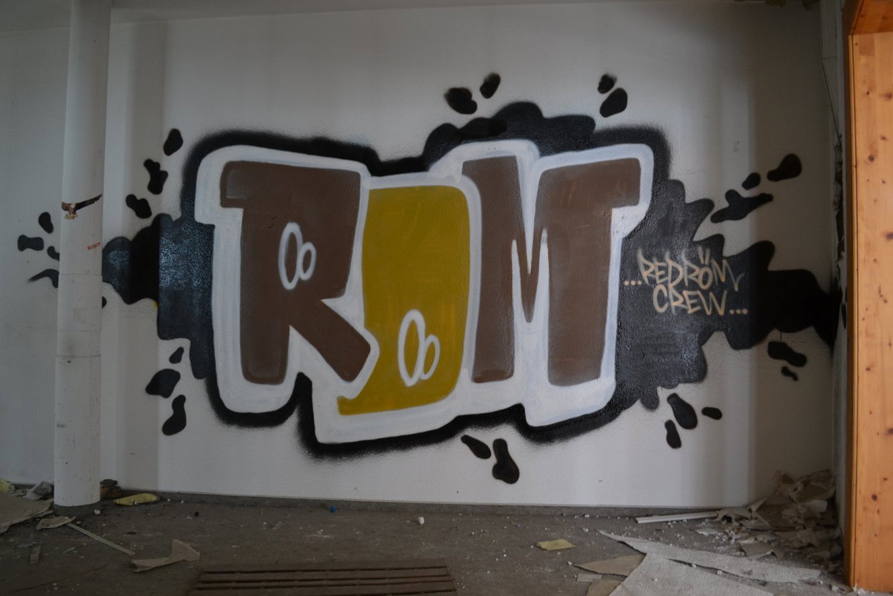 Graffiti Wall in Gera - Photo by geracity - Rdm, Redröm (2014)