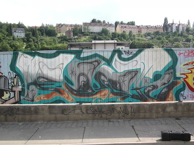 Graffiti Wall in Gera - Photo by geracity - feck (2006)