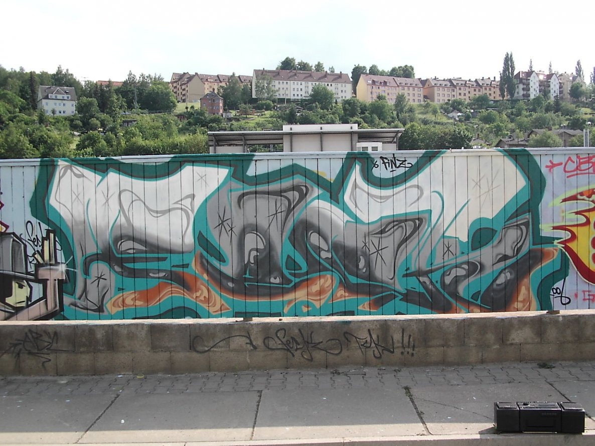 Graffiti Wall in Gera - Photo by geracity - feck (2006)